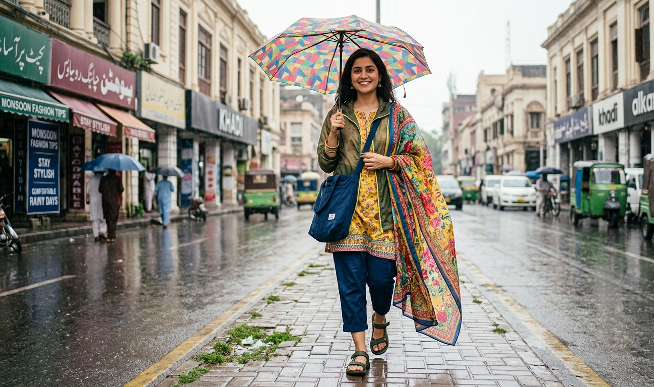Monsoon Fashion Tips for Pakistani Women: Stay Stylish and Comfortable During Rainy Days