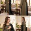Elegant 3-Piece Embroidered Lawn Suit – Mehandi Color