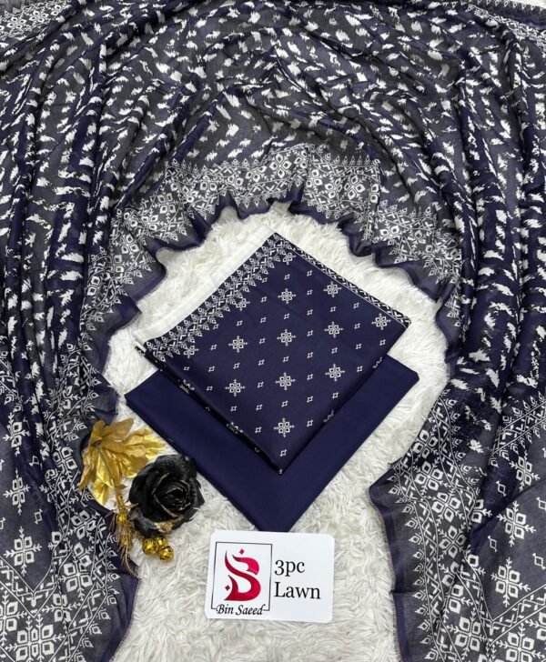 Bin Saeed 3 Piece Lawn Collection