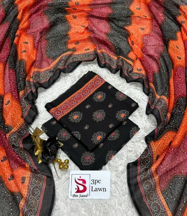 Bin Saeed 3 Piece Lawn Collection