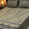 Premium 3-Piece Stitched Frill Bedsheet Set