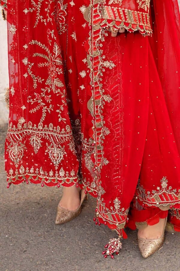 Maria B Chiffon Embroidered Suit MBC-1098 – Premium Semi Pure Chiffon Collection